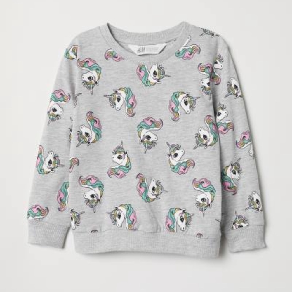Lightweight unicorn sweatshirt